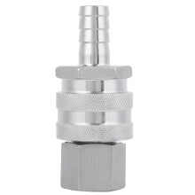 Stainless Steel Quick Disconnect Set Heat Resistant Leak Proof Design Corrosion Resistant Durable Connector Home Brewing Compatible Push Button