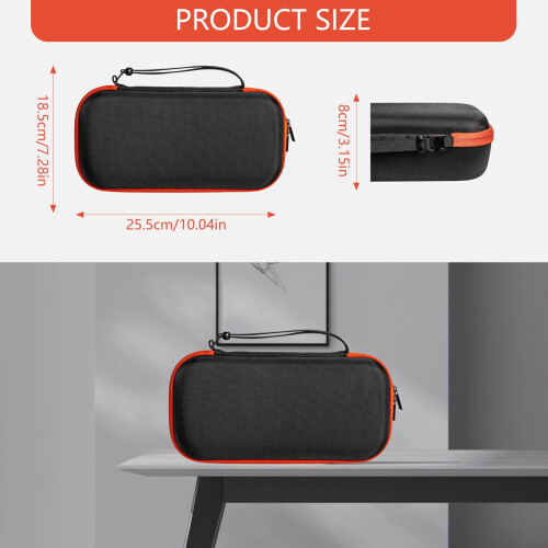 Shockproof Storage Case For Wireless Microphones With Portable Handle And Adjustable Strap For Secure Transport 1
