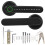 Touchscreen Fingerprint Smart Door Lock Keyless Entry Bluetooth App Control Zinc Alloy Build Multi Method Unlock Fast Recognition Technology Low 1