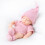 Boneca colecionável realista em pose de dormir, figura de 18 cm (7,09 polegadas), feita de vinil macio, ideal para exibição artística e 7