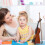 Practical Wooden Ukulele Stand Detachable Frame Stand for Ukulele Violin 6