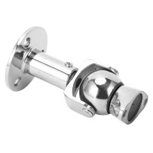 Dop de ușă magnetic din oțel inoxidabil, montat pe perete, cu prindere moale, grad marin, reglabil, rezistent, magnetic, rezistent la rugină,
