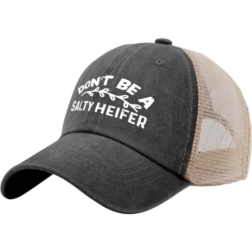Αστείο καπέλο μπέιζμπολ Don't Be a Salty Heifer 1