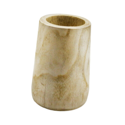 Houten vaasje, rustiek minimalistisch, klein 1