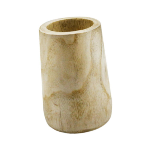 Houten vaasje, rustiek minimalistisch, klein 2