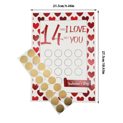 Love Note Scratch-Off Card Set 14 Cards 1