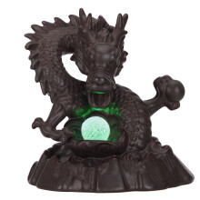Unique Dragon Statue Waterfall Incense Holder Backflow Incense Burner Zen Meditation Decor Handmade Ceramics Aromatherapy Ornament Exquisite