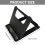 Tabletop Phone Tablet Stand Multiple Angles Adjustable Cellphone Cradles Desk Holder Mount Foldable Stand for Video Live 3