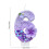 Multicolor Number Candles with Floral Pattern – Easy Insert, Long-Lasting Flame, Compatible with Standard Cake Sizes 2