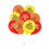 18er-Packung Latexballons mit Pizzamotiv (30 cm) 2