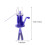 Blue Spool Knitting Tool for Durable Hand Braiding and Spiral Loop Knot Making 4