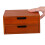 Vintage Wood Desktop Drawer Unit with Two Drawers 3