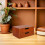Vintage Wood Desktop Drawer Unit with Two Drawers 6