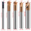 Metal Chamfer Tool Milling Cutter 4 Flute Inner Arcs Chamfer Routers Bit Corner Rounding Deburring Tool 3
