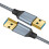 Καλώδιο επέκτασης USB3.0 με πλεξούδα από νάιλον, διπλό αρσενικό άκρο για κάμερα, 4