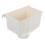 Gutter Part Downspout Adapter PVC Beige for Villa Drainage 1Pack 5