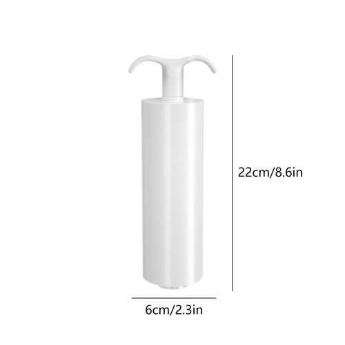 Sacs de rangement sous vide transparents 8,6 x 2,3 pouces réutilisables 2