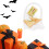 Halloween Serving Trays – Pumpkin, Ghost & Bat Design, PET, Multi-Size, for Fall Parties 5
