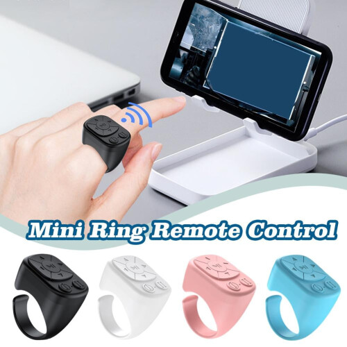 Bluetooth Remote Shutter, 5.3 Technology, Selfie & Page Turn Functions, 9x9x5cm, for Smartphones 2