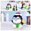 2Pcs Compact Resin Penguin Miniatures for Micro Landscape and Cake Decoration 2