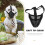 Gentle Muzzle Dogs Adjustable Pet Dog Muzzle Black 1 Set 7