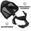 Gentle Muzzle Dogs Adjustable Pet Dog Muzzle Black 1 Set 8
