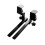 Keyboard Clamp Rail Computer Arm Rest Under Desk Steel Construction Easy Install for Office Workstations 3
