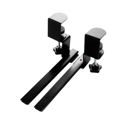 Keyboard Clamp Rail Computer Arm Rest Under Desk Steel Construction Easy Install for Office Workstations 2