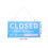 Open Closed Sign for Business Door Sky-blue 1Pack 2