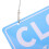 Open Closed Sign for Business Door Sky-blue 1Pack 5