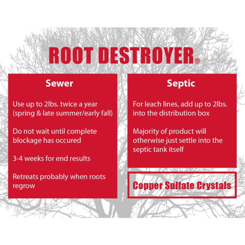 Pipes and drains, septic tanks and septic systems are root killers 2
