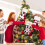 Roter Weihnachtsstrumpf mit gesticktem Elch, 45,7 cm 4