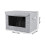 Fabric Storage Bin with Lid and Handles, Clear Window, 1 3