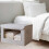 Fabric Storage Bin with Lid and Handles, Clear Window, 1 5