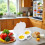 White egg poacher nonstick 2-cavity microwave boiler with 3