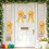 Burlap Wreath Bow Rustic Jute Tree Topper Yellow 5