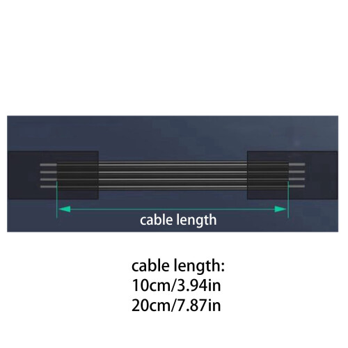 Ισχυρό μικρό καλώδιο προσαρμογέα USB σε Type C με γωνία 90 μοιρών, εύκαμπτα επίπεδα 1