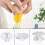 White egg poacher nonstick 2-cavity microwave boiler with 8