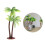 Miniature Scenery Landscape Model Simulation Coconut Palms Tree Desk Decoration 2