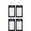 Metallbagageetiketter för resväskor – Svarta 4-pack 2