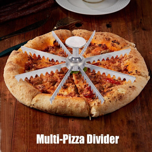 Pie Cutter 6 Slice/8 Slice/10 Slice, Whole Pie Cutter, Pie and Cake Marker, Pie Pan Divider Insert, Pie Separator Cutter Baking Tools (3 Pcs) 2