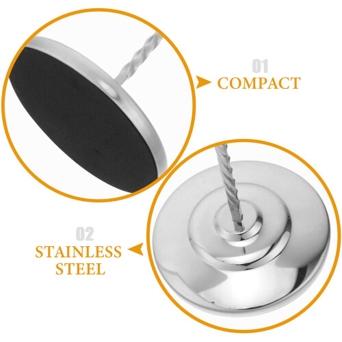 Kitchen Order Holder Stainless Steel Receipt Spike Silver 1Pack 2