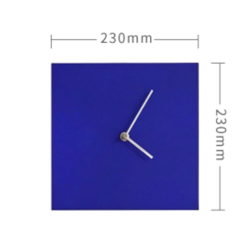 Nordic minimalist silent Klein blue or black wall clock battery powered 1