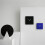 Nordic minimalist silent Klein blue or black wall clock battery powered 4