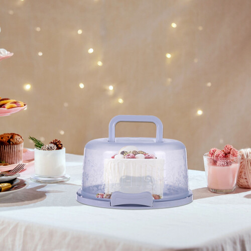 2Pcs Portable Cake Box Cake And Cupcake Cake Holder Container For Cake Pie One Size C 2