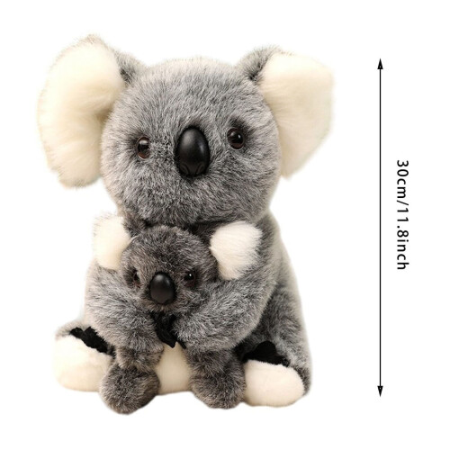 Peluche Koala – Poils courts et doux, 30 cm 2