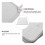 White kitchen drain pad high-absorption fiber composite 8