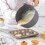 4-Pc Plastic Nesting Mixing Bowl Set, Clear Reusable Snack & Food Storage Bowls, Stackable Egg Beating Bowls | Compatible with KitchenAid Stand 8