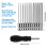 100mm Hollow Plum Blossom Extended Screwdriver Set Hexagonal Handle Screwdriver Bit Screwdriver Tool with Handle 2