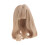 Peruca de cabelo para boneca, acessório moderno e resistente, fácil de usar para decoração de bonecas. 3